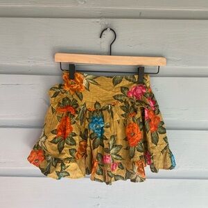Pink Chicken Girls Suzanne Skirt, Hawaiian Floral Size 6Y